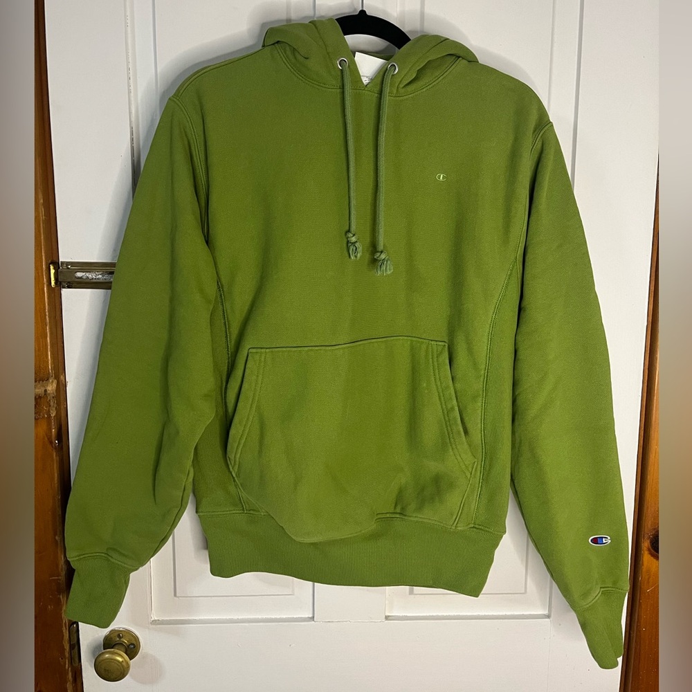 Green Champion Hoodie size small